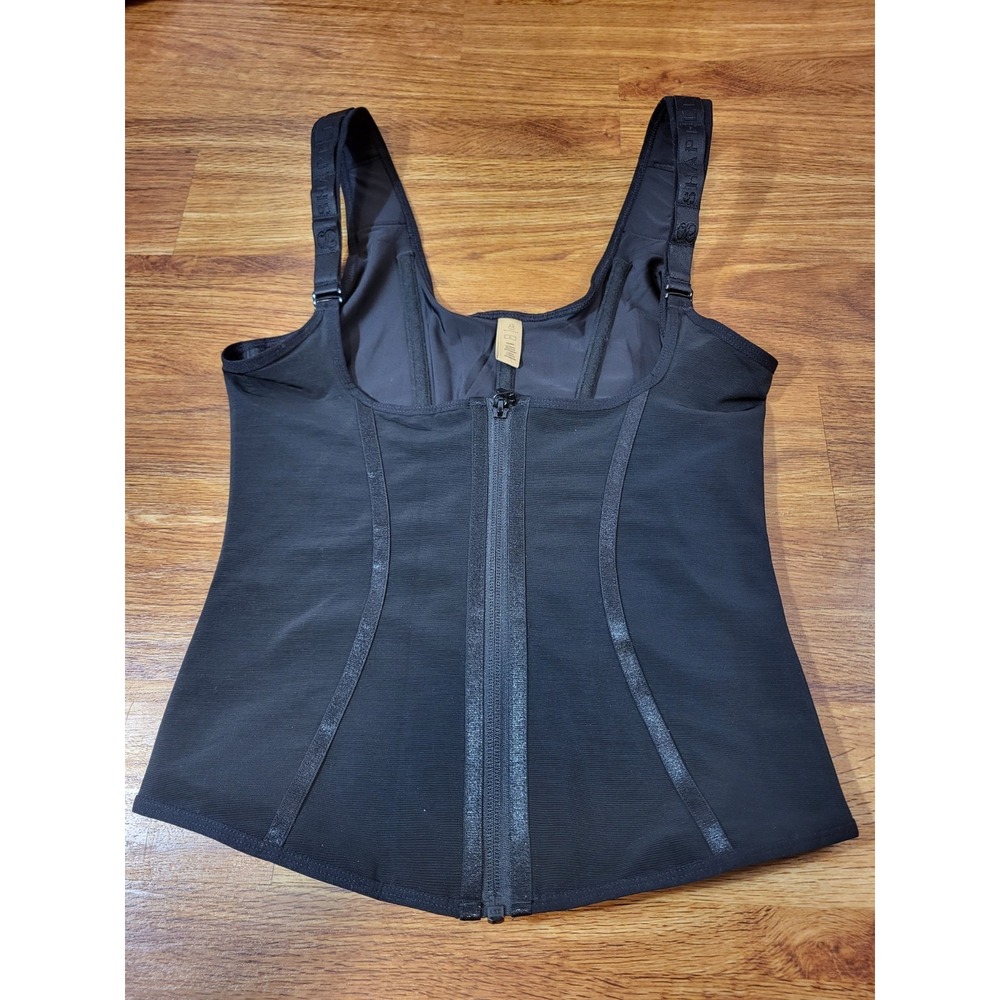 SHAPELLX Corset Waist Trainer Black Large